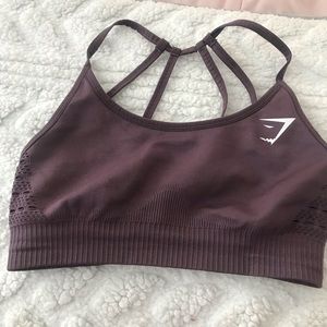 Purple Gymshark bra
